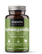 Organis Ashwagandha KSM-66® 300 mg, 60 kapslí - Ashwagandha