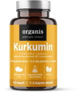Organis Kurkumin + piperin 60 kapslí - Curcumin