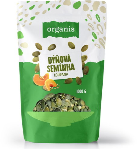 Organis shelled pumpkin seeds 1000g Main image Organis shelled pumpkin seeds 1000g - Seeds - Main image
