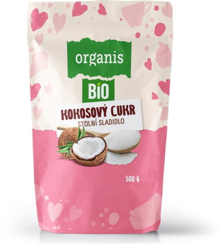 Organis BIO coconut sugar 500g - Sweetener - Main image