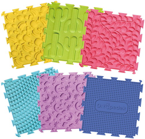 Ortopedek Sensory Mats 6 pcs - Acupressure Mat - Main image