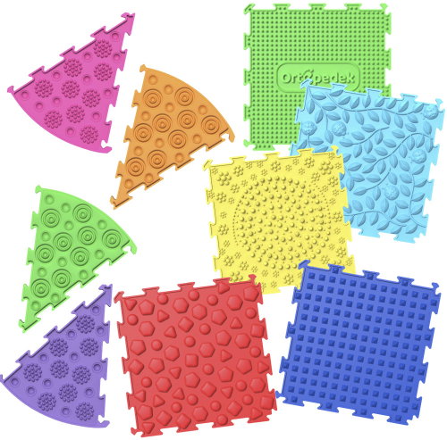 Ortopedek Sensory Mats 9 pcs - Acupressure Mat - Main image