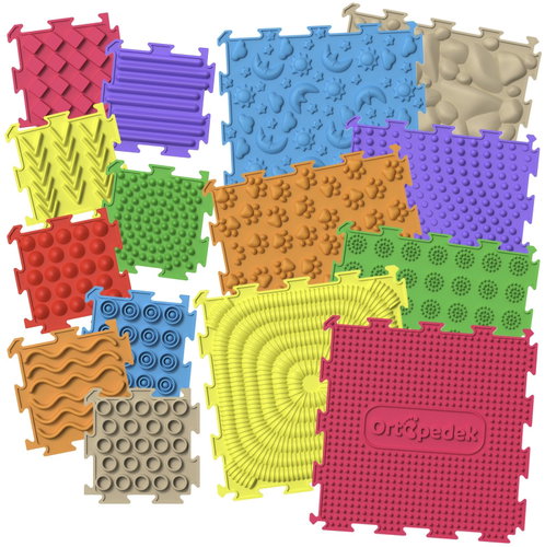 Ortopedek Sensory Mats 15pcs - Acupressure Mat - Main image