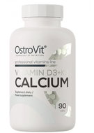 OstroVit Vitamin D3 + K2 + Calcium, 90 tablets - Vitamins