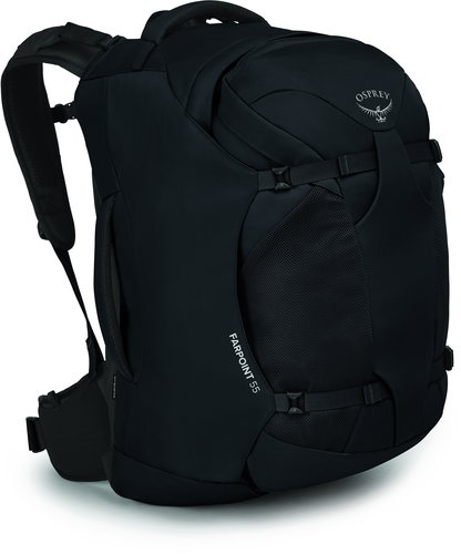 Osprey Farpoint 55 l, Black - Hátizsák - Fő fotó