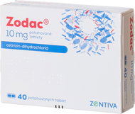 Zodac 10 mg 40 tablets - Medicinal Product