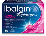 Ibalgin Rapidcaps 400 mg 30 tobolek - Léčivý přípravek