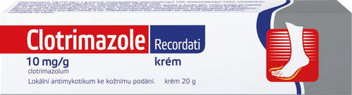 Clotrimazole Recordati 10 mg/g cream 20 g - Medicinal Product - Main image