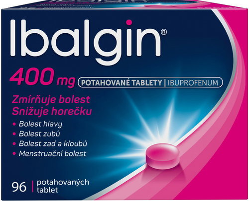 Ibalgin 400 mg 96 tablets - Medicinal Product - Main image