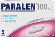 Paralen 100 mg 5 čípků - Léčivý přípravek