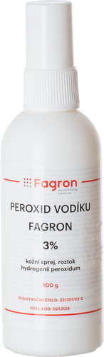 Hydrogen peroxide Fagron 3% skin yarn 100 g - Medicinal Product - Main image