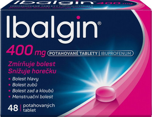 Ibalgin 400 mg 48 tablet - Léčivý přípravek - Hlavní obrázek