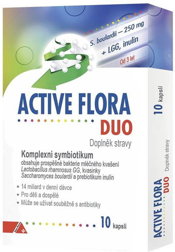 Active Flora Duo 10 capsules - Dietary Supplement - Main image