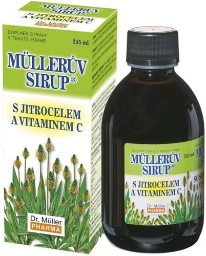 Dr. Müller Müller syrup with plantain and vitamin C 245 ml - Dietary Supplement - Main image