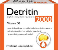 Detritin Vitamin D3 2000 IU 60 softgels - Vitamin D3