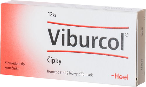 Viburcol suppositories 12 pcs - Homeopathic Remedies - Main image