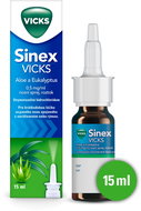 Sinex Vicks aloe + eucal 0,5 mg/ml nasal spray, solution 15ml - Medicinal Product