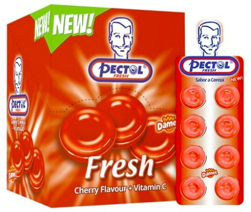 Pectol-cherry drops with vit. C blister - Dietary Supplement - Main image
