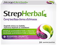 StrepHerbal Elderberry and Echinacea 24 lozenges - Dietary Supplement