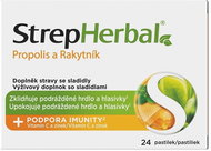StrepHerbal Propolis and Sea Buckthorn 24 lozenges - Dietary Supplement