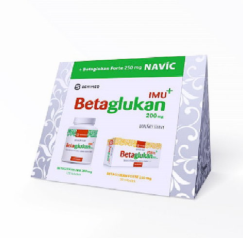 Betaglucan IMU+ 200 mg 120 capsules + Betaglucan FORTE+ 30 capsules - Beta-glucan - Main image