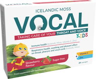 Vocal Kids soft lozenges Strawberry 24 pcs - Herbal Lozenges