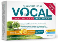 Vocal HA Lozenges with honey and lemon flavour 36pcs - Dietary Supplement