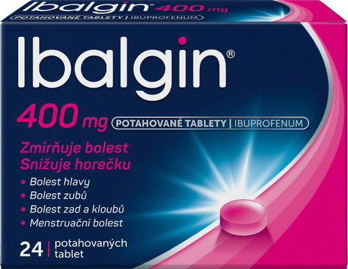 Ibalgin 400 mg 24 tablets - Medicinal Product - Main image