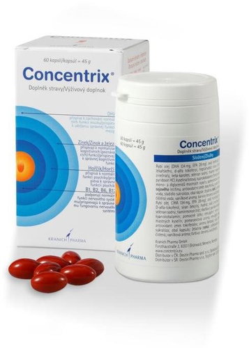 Concentrix 60 capsules - Dietary Supplement - Main image