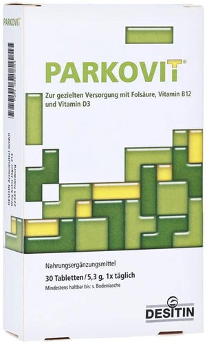 Parkovit 30 tablets - Dietary Supplement - Main image