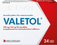 Valetol 24 tablet - Léčivý přípravek