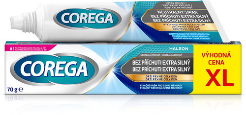 Corega flavourless extra strong fixative cream 70 g - Dental Adhesive - Main image