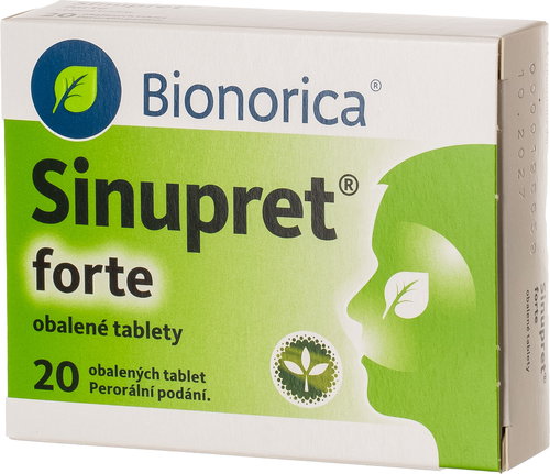 Sinupret forte 20 coated tablets - Medicinal Product - Main image