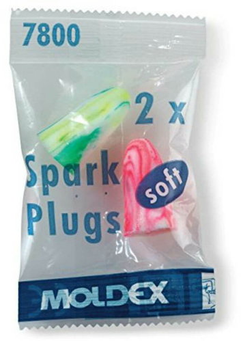 Chránič sluchu zátkový Spark Plugs 7800 1 pár - Earplugs - Main image
