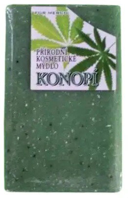 Natural vegetable cosmetic soap with hemp oil 85 g - Bar Soap - Main image