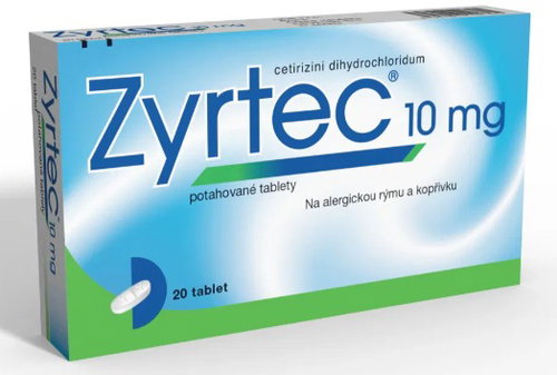 Zyrtec 10 mg 20 tablets - Medicinal Product - Main image