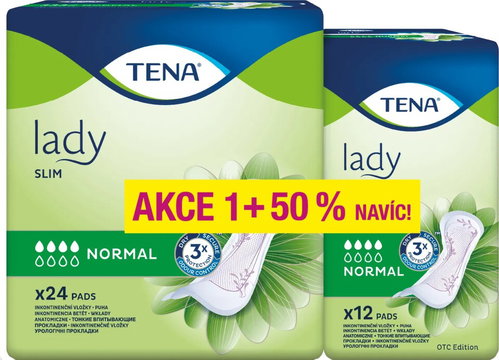 Tena Lady Slim Normal +50% Extra Incontinence Pads 760294 - Incontinence Pads - Main image