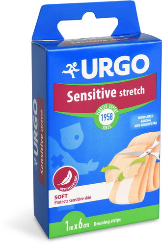 Urgo Sensitive sensitive skin patch 1 m × 6 cm - Plaster - Main image