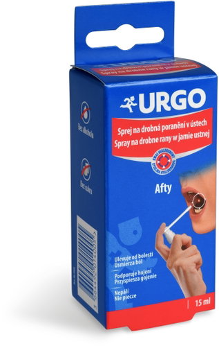 Urgo Spray for minor injuries in the mouth 15 ml - Medical Device - Main image