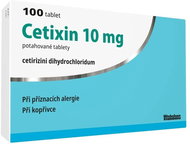 Cetixin 10 mg 100 coated tablets - Medicinal Product