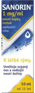 Sanorin 1 mg/ml nasal drops, solution 1 × 10 ml - Medicinal Product