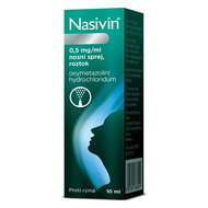Nasivin 0,5 mg/ml nasal spray, solution 10 ml - Medicinal Product