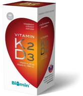 Biomin Vitamin K2 + D3 1000 I. U. 60 capsules - Vitamins