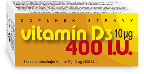 NATURVITA Vitamin D3 400 I. U. 90 tablets - Vitamin D3 - Main image