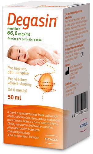 Degasin simethicone 66.6 mg/ml emulsion for flatulence 50 ml - Medical Device - Main image