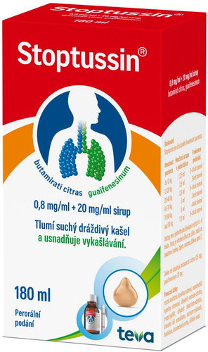 Stoptussin syrup 180 ml - Medicinal Product - Main image