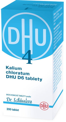 DR. SCHÜSSLER Kalium chloratum DHU D5-D30 200 tablets - Homeopathic Remedies - Main image