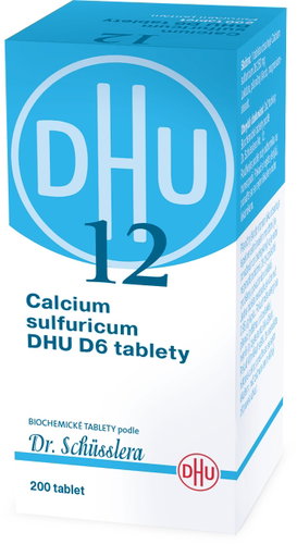 DR. SCHÜSSLERA Calcium sulfuricum DHU D5-D30 200 tablets - Homeopathic Remedies - Main image