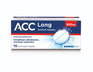 ACC LONG 600 mg 10 šumivých tablet - Léčivý přípravek