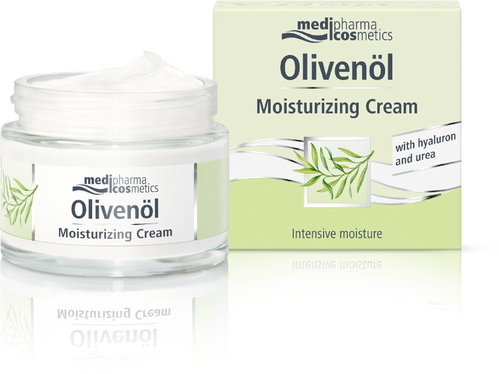 Olivenöl Moisturising cream with hyaluron and urea 50 ml - Face Cream - Main image